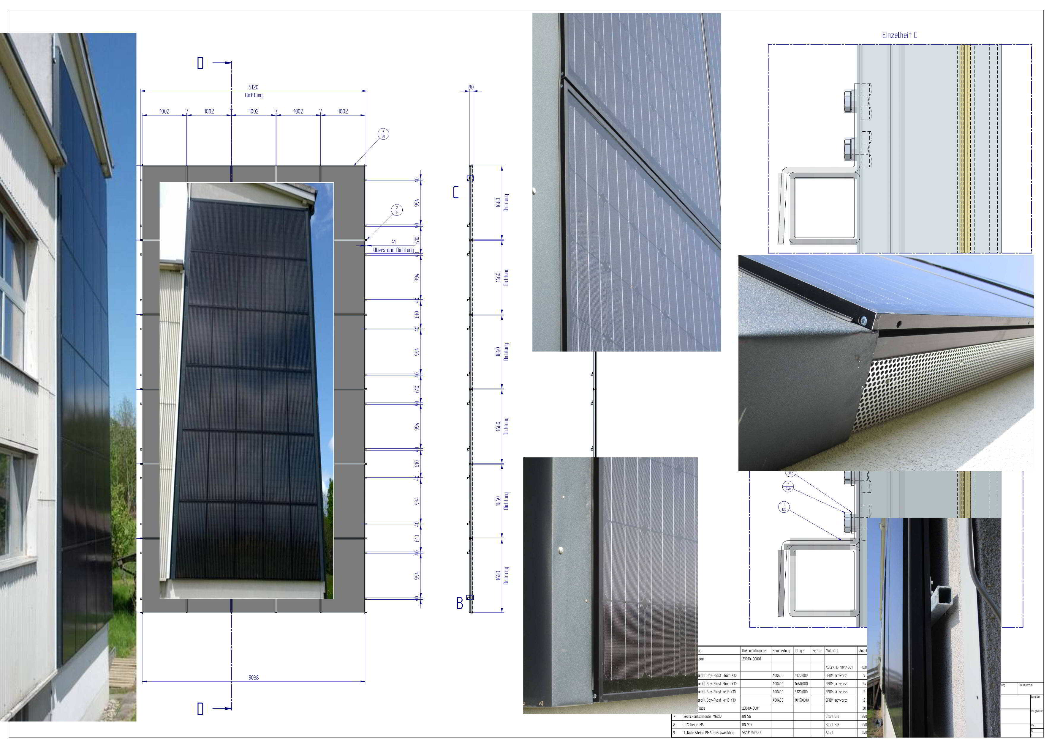Das Produkt die SOLARFASSADE